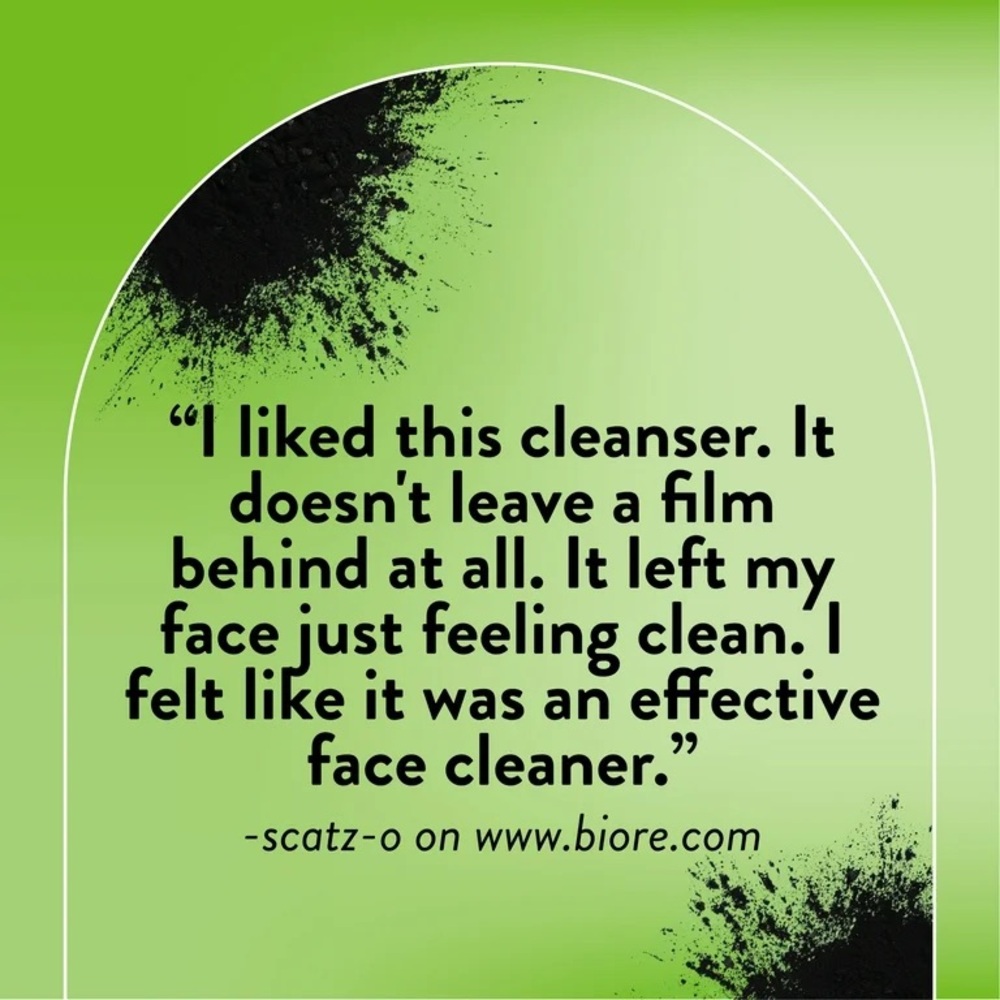 BIORE Deep Pore Charcoal Daily Face Wash for Oily Skin, NEW - Picture 5 of 8